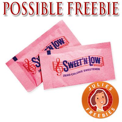 Possible FREE Sweet N Low Products - Julie's Freebies