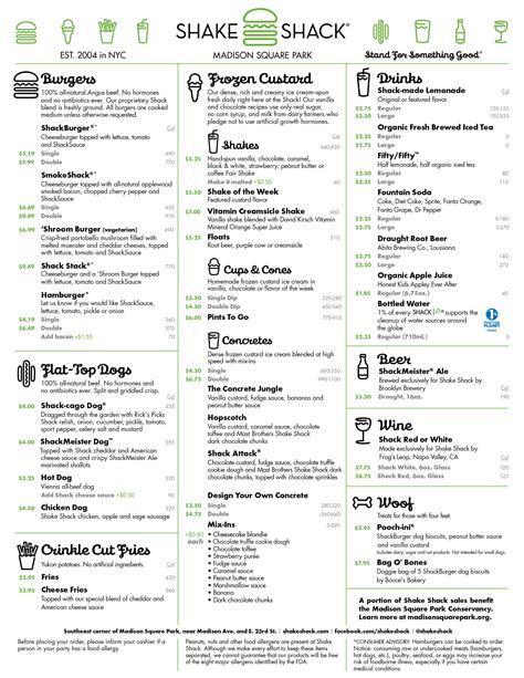 Shake Shack | Shake shack, Shake shack menu, Shakes