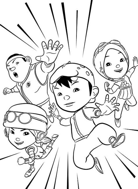 Printable Boboiboy Coloring Page. Cartoon Coloring Page - Coloring Home