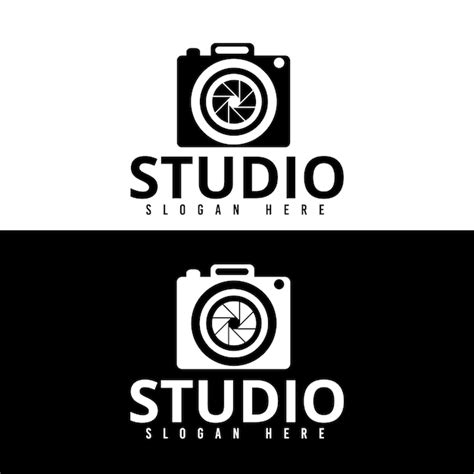 Premium Vector | Studio photography logo design