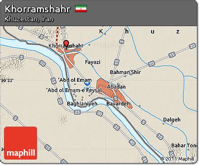 Khorramshahr Map