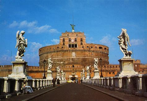 The Mausoleum of Hadrian, usually known as Castel Sant'Angelo, is a ...