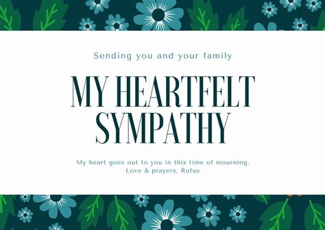 Free and Printable Custom Sympathy Card Templates | Canva