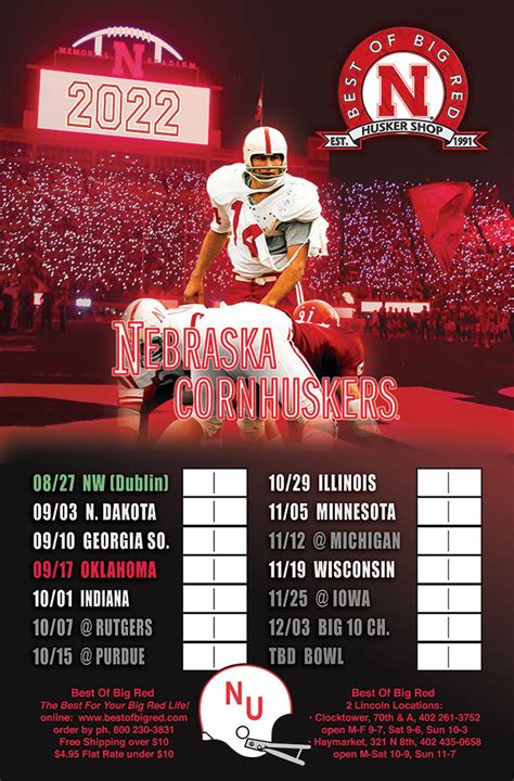 2021 Husker Football Schedule | ubicaciondepersonas.cdmx.gob.mx