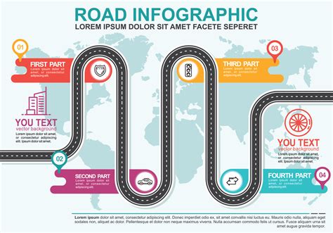 Road Map Infographic