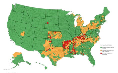 Dry Counties Map