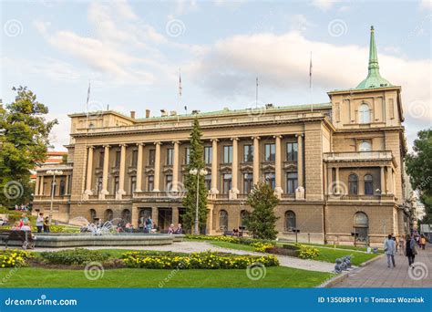 New Palace, the Residence of the President of Serbia in Belgrade, Serbia. Editorial Photo ...