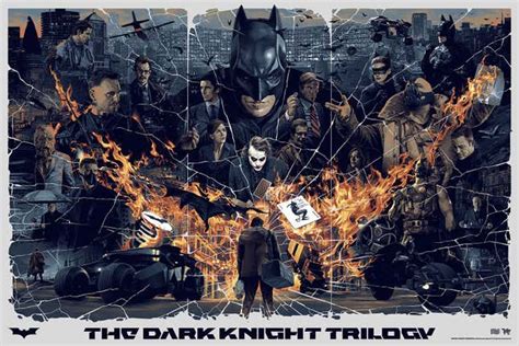 Batman Poster: Christopher Nolan's Dark Knight Trilogy by Gabz