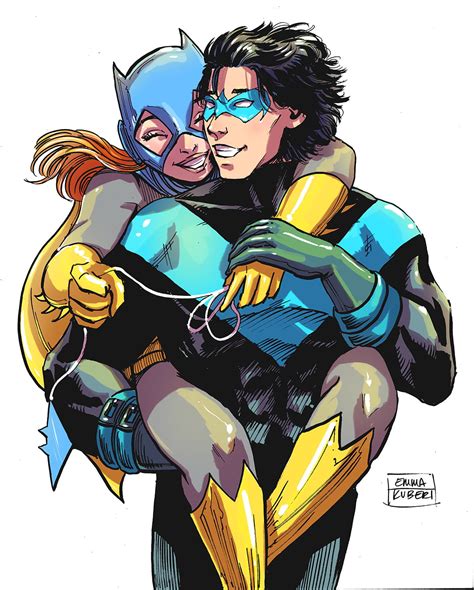 NIGHTWING AND BATGIRL – Emma Kubert