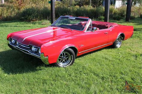 1967 OLDSMOBILE CUTLASS CONVERTIBLE - ONLY 60,000 MILES - MINT CONDITION!!