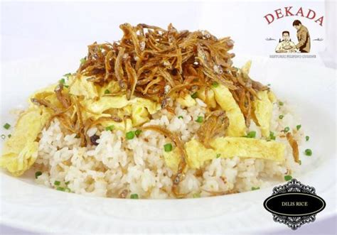 Dilis Rice - Dekada Menu at 2nd Floor, Glorietta 3, Ayala Center ...