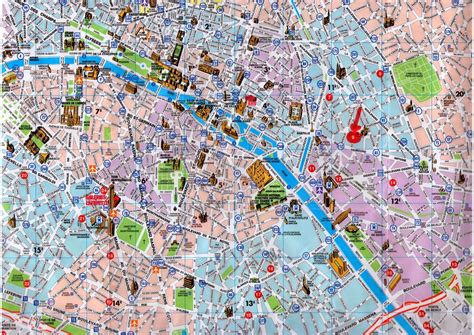 Printable Map Of Paris City Centre - Printable Maps