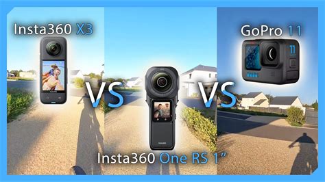 🤔Insta360 X3 vs Insta360 ONE RS 1" vs GoPro 11 : Comparatif vidéo 4K jour/nuit ! - YouTube