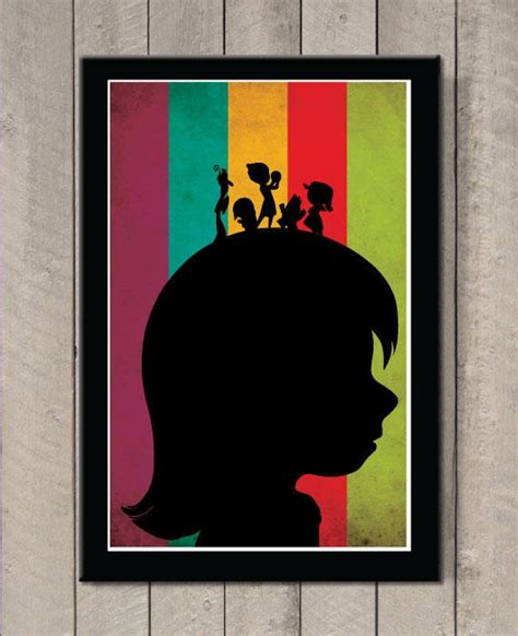 Disney Pixar Movie Poster Inside Out - Etsy UK