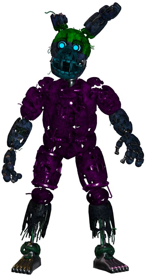 FNAF AR Atlantis Event Skin (Drowned Springtrap) by JohnnyRabbit57 on ...