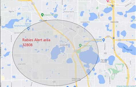 HEALTH OFFICIALS ISSUE RABIES ALERT (32808 ZIP Code area) | Florida ...