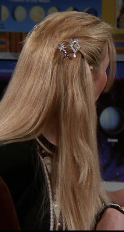 Phoebe Buffay, Friends, hairstyle with diamond stuff