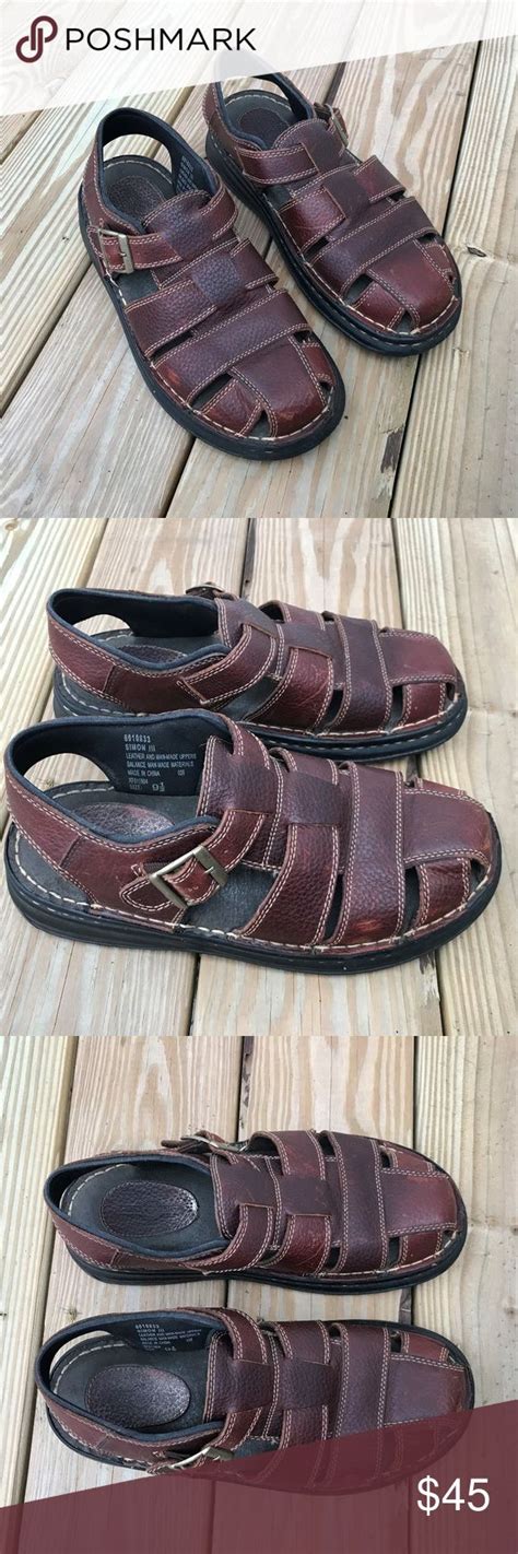 Earth Shoe Mens Sandal Genuine Leather Upper 9.5 | Earth shoes, Shoes mens, Mens sandals