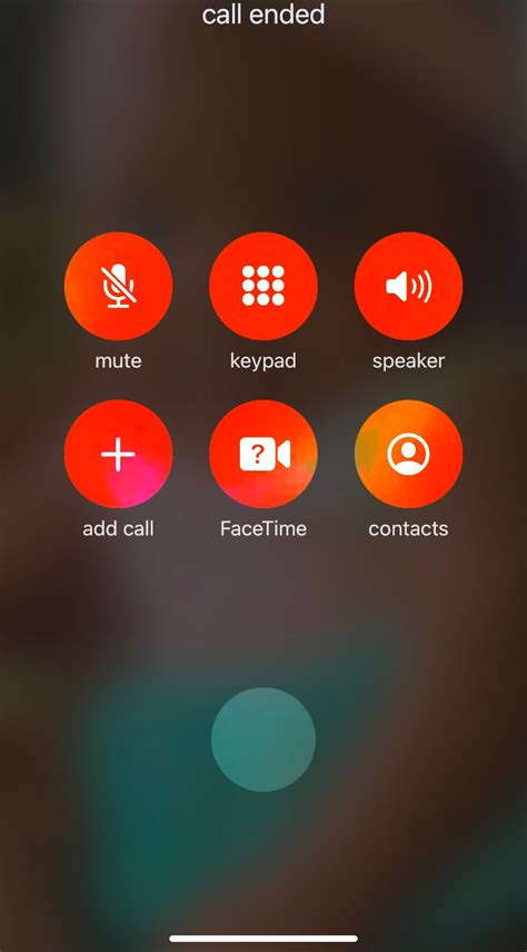 The buttons when I end a call are red and… - Apple Community