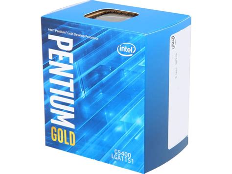 Intel Pentium Gold G5400 Coffee Lake Dual-Core 3.7 GHz LGA 1151 (300 Series) 58W BX80684G5400 ...