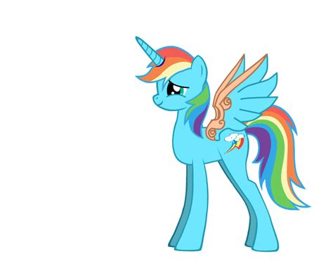 Alicorn Rainbow Dash by mikerockksbrony on DeviantArt