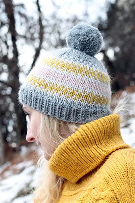 Fair Isle Knit Hat Pattern {With Chart} - Handy Little Me