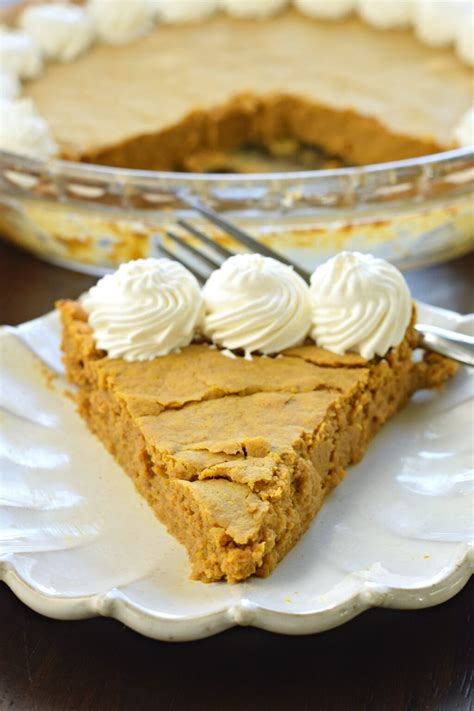 Crustless Pumpkin Pie - No Sugar No Flour Recipes