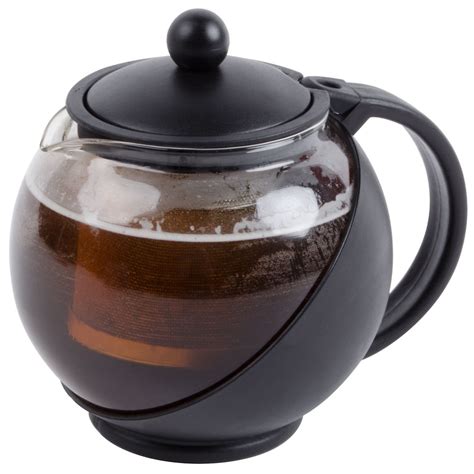 25 oz. Tempered Glass Tea Pot Infuser with Stainless Steel Basket