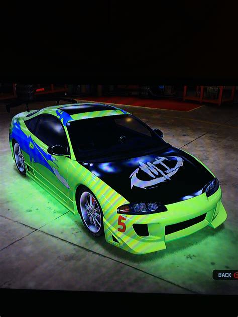 Paul Walker’s Mitsubishi Eclipse in Midnight Club LA