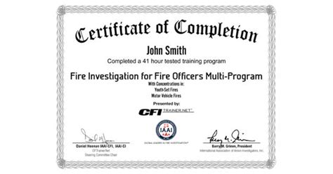 Fire Investigator News - New Fire Investigation for Fire Officers Certificate