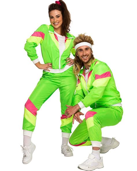 Buy 80s Neon Tracksuit Womens Costume for 49.99| CostumeBox | Fashion ...