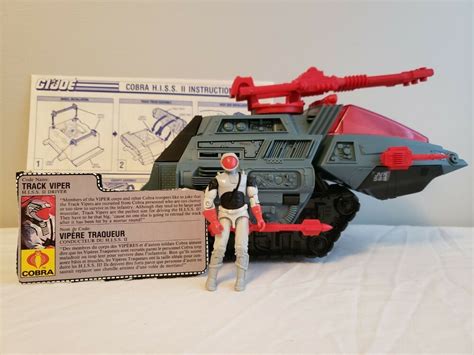 Vintage GI Joe 1989 Cobra HISS II H.I.S.S. 2 Tank Vehicle with Driver ...