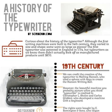 A History of the Typewriter | PDF