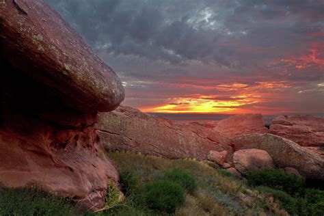 Red Rocks Sunrise Photograph by Michael Levine-clark