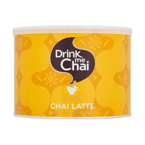 Drink Me Chai Vanilla Chai Latte Powder 1kg Tin | Clumsy Goat Coffee