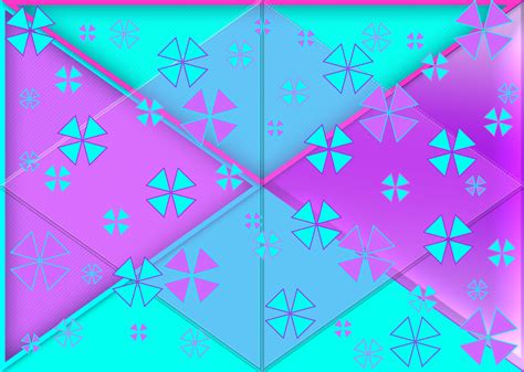 Free download Pink And Teal Triangles Pattern Background [1740x1240 ...