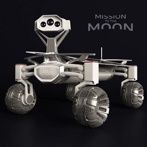 Moon Rover Quattro 3D model | CGTrader