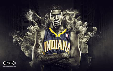 Paul George Pacers Dunks Wallpaper | Basketball Wallpapers at ...