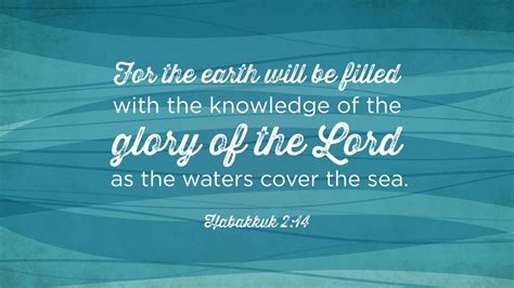 Habakkuk 2:14 - Graphics for the Church