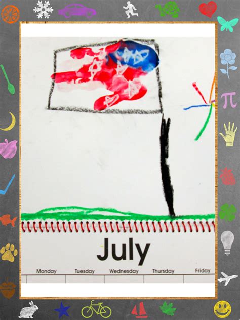 Handprint Calendar | Love Those Kinders