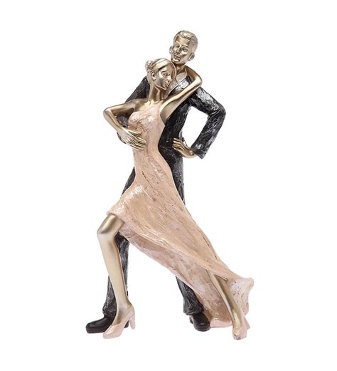 Buy Homestop Polyresin Charming Dancing Couple Statue Online ...