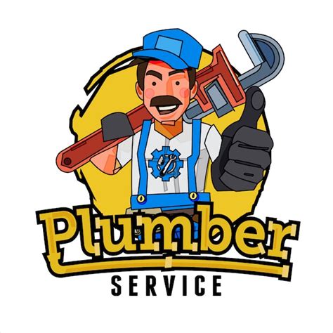 Premium Vector | Plumber service logo