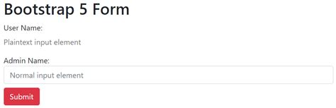 Bootstrap 5 Forms - javatpoint
