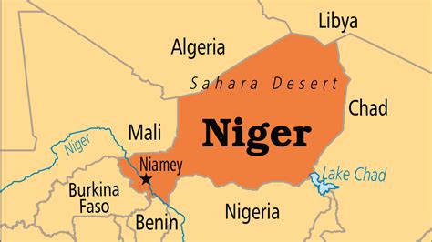 Niger Regions Maps