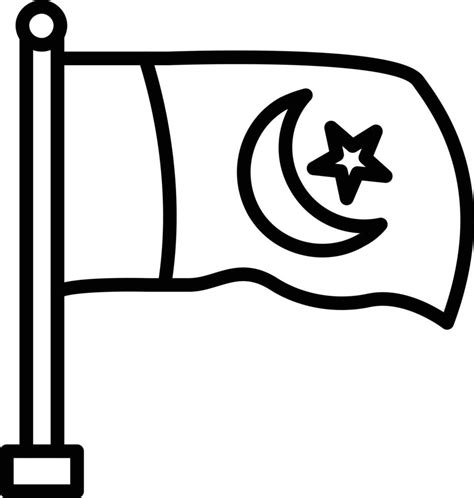 Pakistan Flag Line Icon 10593600 Vector Art at Vecteezy