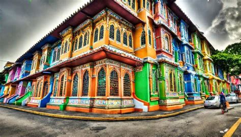 Singapore, Little India, HDR Stock Illustration - Illustration of ...