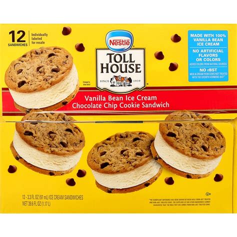 Toll House Ice Cream Sandwich (3.3 fl oz) from Costco - Instacart