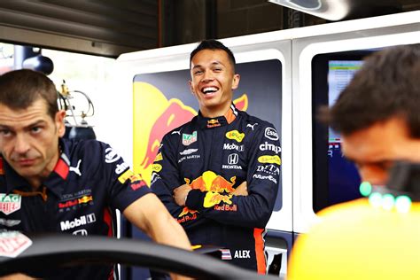 Alex Albon: Watch his first Red Bull Racing interview