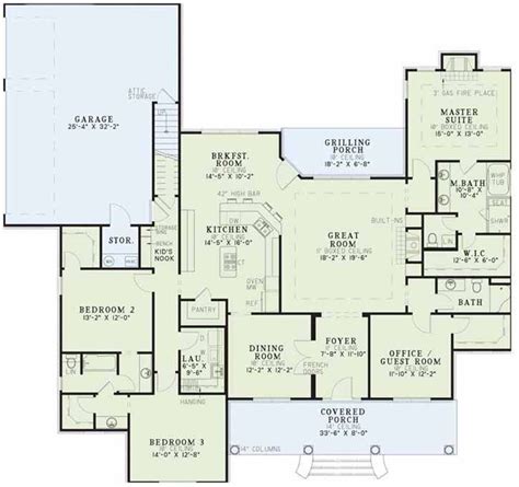 2000 Sq Ft House Plans 4 Bedroom