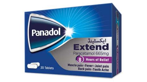 PANADOL EXTEND TABLET - Side Effects - Buy Online - ₨ 112 - khasmart